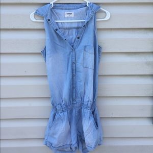 REPOST: GARAGE DENIM ROMPER
